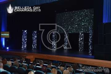 Lorena Aguilera se alza en Telde con el título de Belleza Gay Canarias 2018 (Foto Francisco Javier Santana)